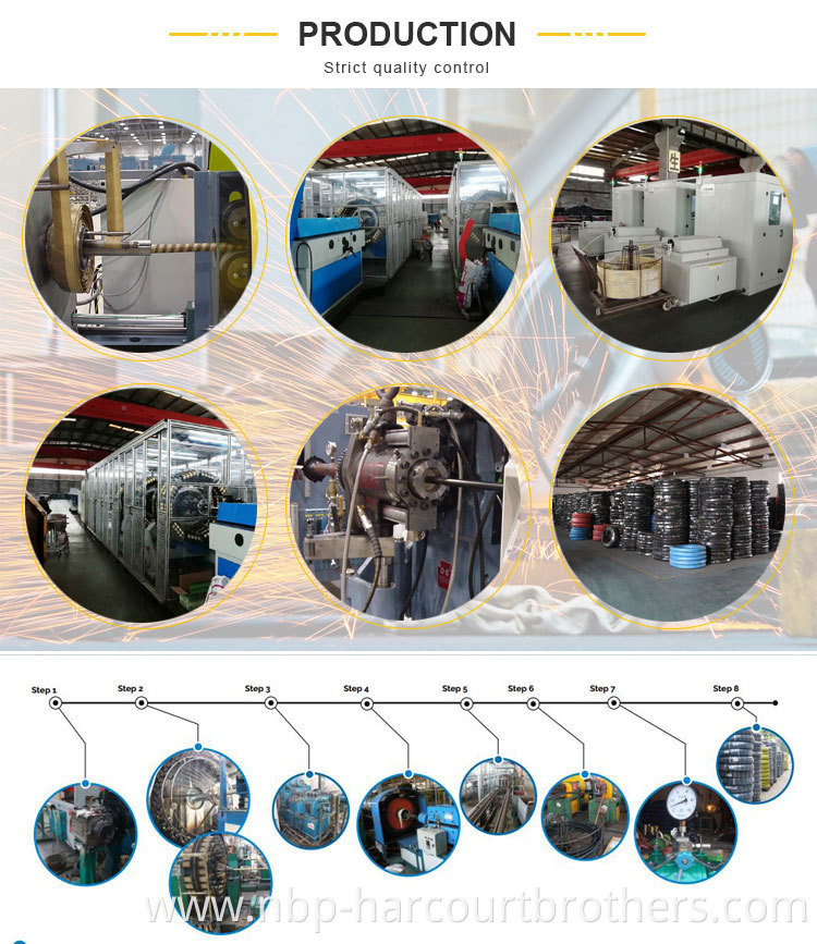 En856/Din 4Sp,4Sh High Pressure Rubber Hose Fittings Applied To The General Mining Equipment